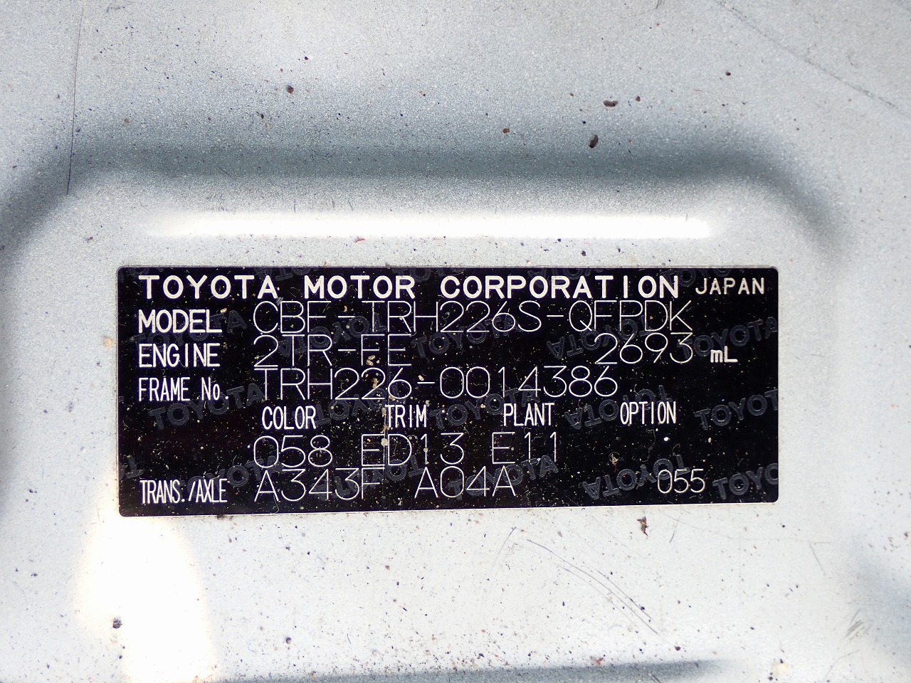 TOYOTA Regius Ace 